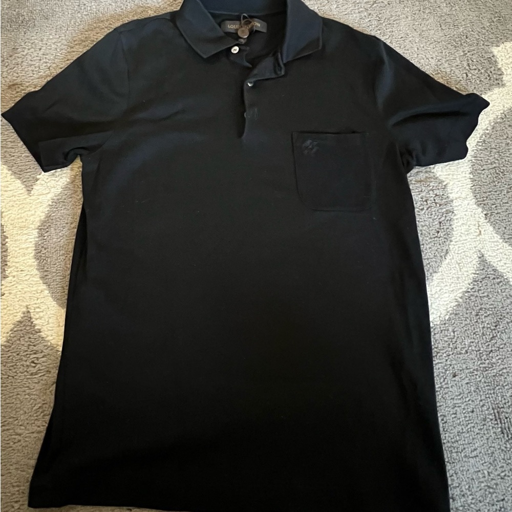 Louis Vuitton Black Polo Shirt